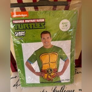 Nickelodeon Teenage Mutant Ninja Turtles Leonardo Shirt Costume Size Adult S/M